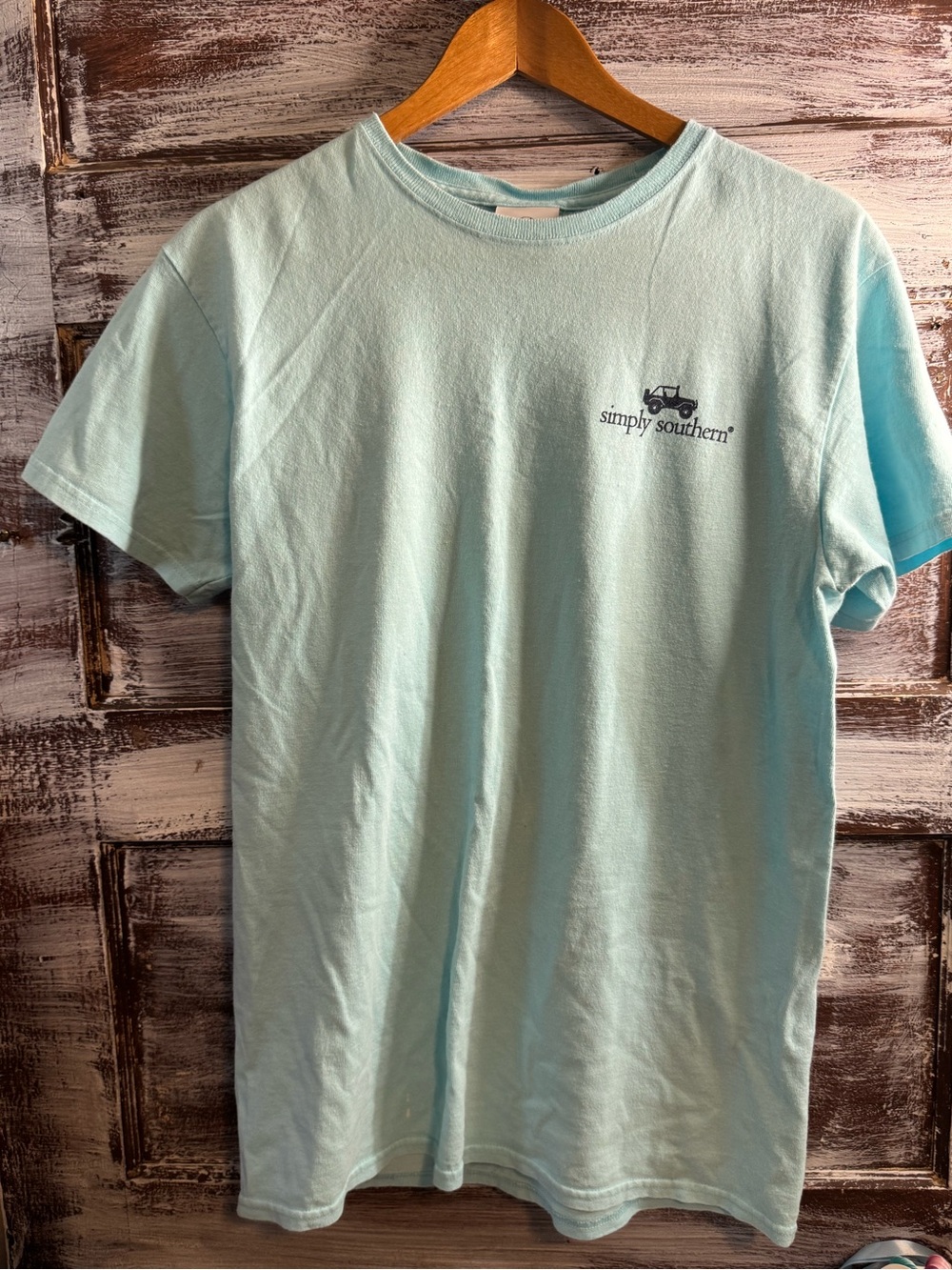 Simply Southern Women's Short-Sleeve Tee - Light Aqua